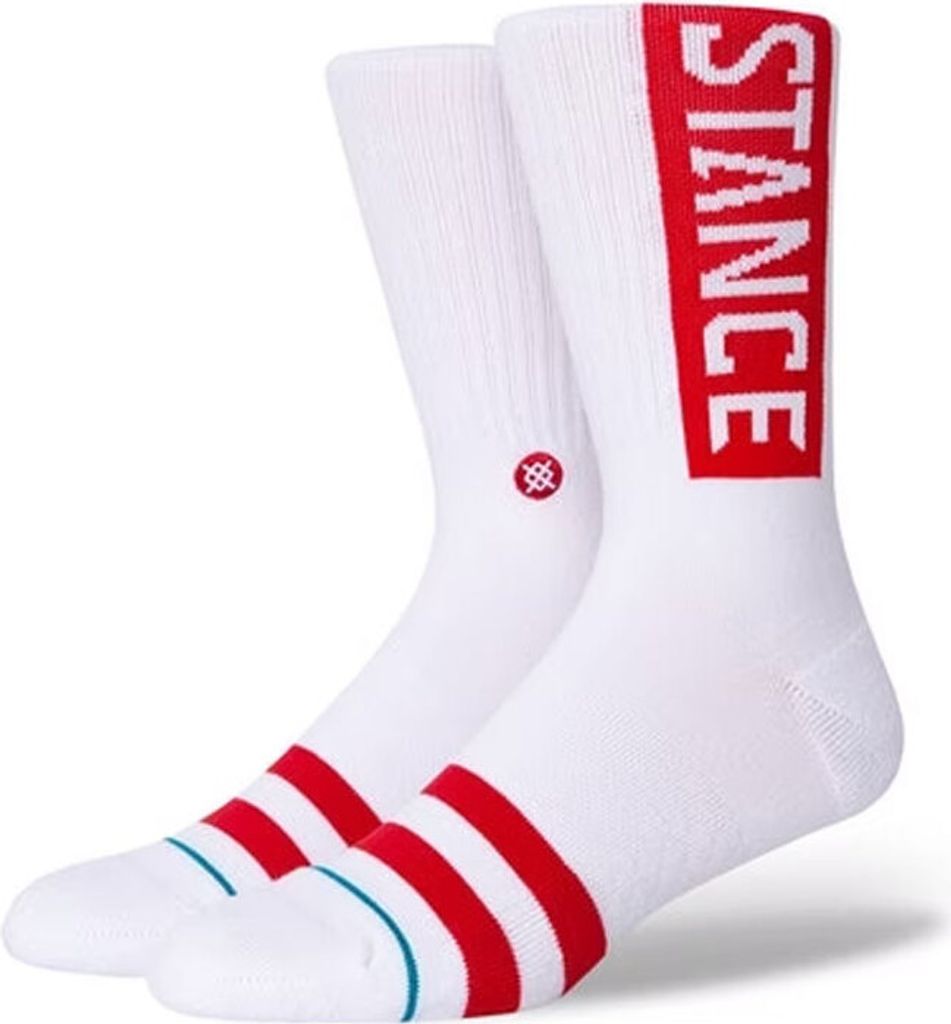 Stance The OG Crew Socken 3er Pack Grau Weiss Oliv Camo