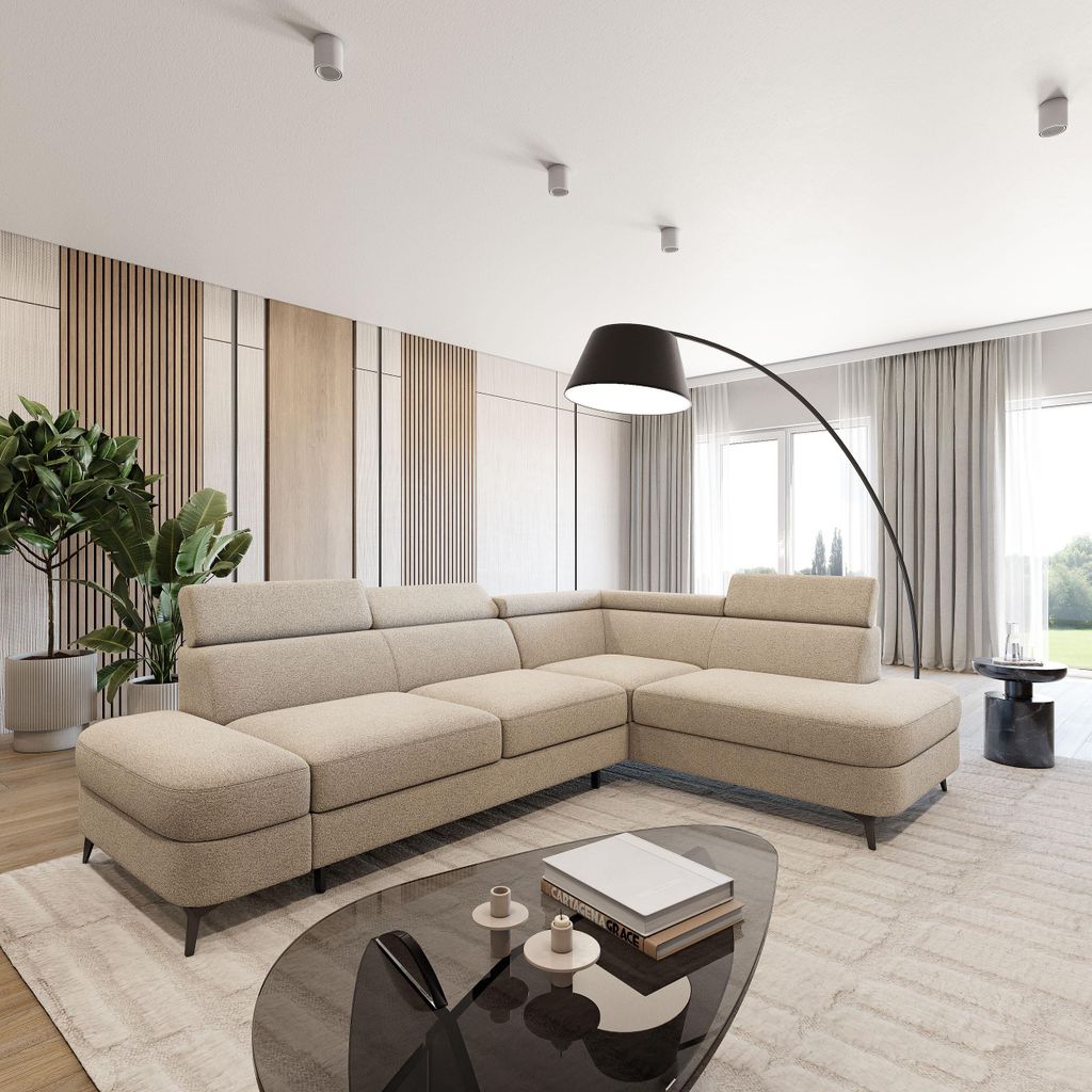 Masseno Ecksofa AVISE Q R-S mit Schlaffunktion L-Form, Sofa Produktbild 