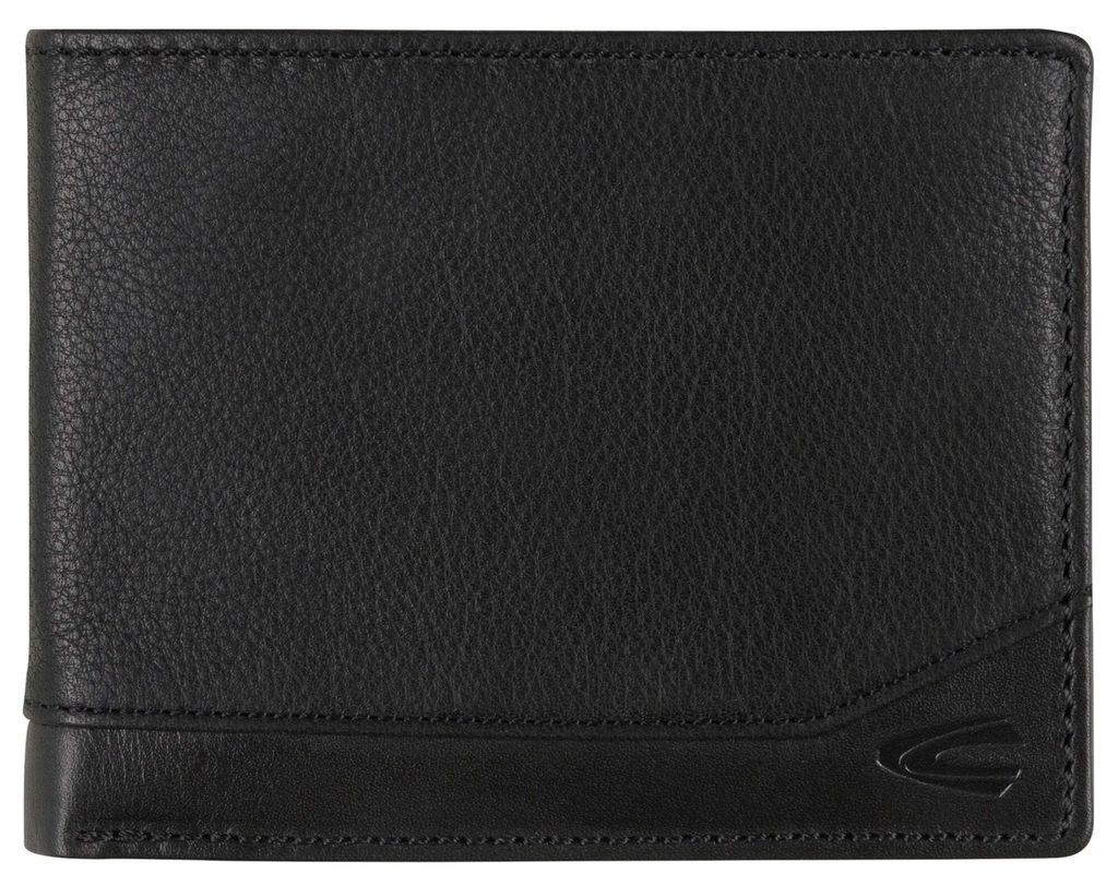 camel active Portmonnaies Stone, Horizontal wallet, black, Schwarz