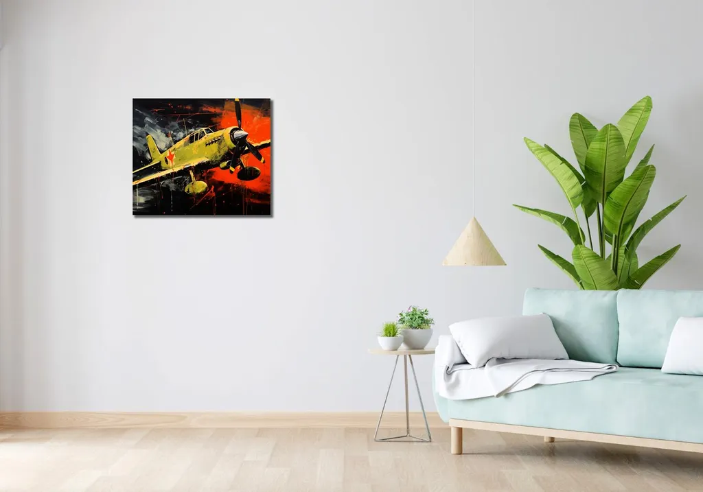 Quadro 60x50 cm Colorato Volo - 2