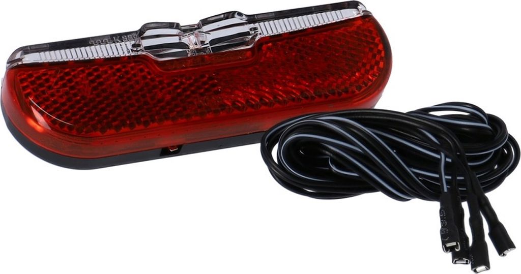 Trelock E-Bike-Rücklicht 'Duo Flat Signal LS 614', LED, 6-12V, rot/schwarz