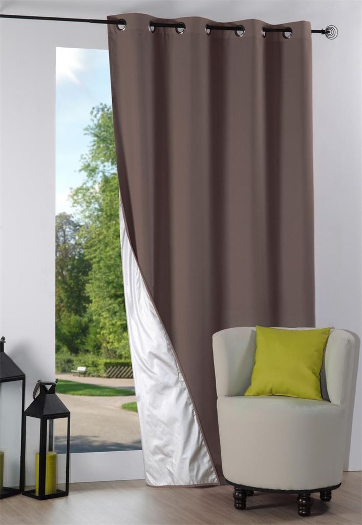 Tenda termoisolante con anelli NELSON, 135 x 240 cm, Immagine del prodotto 