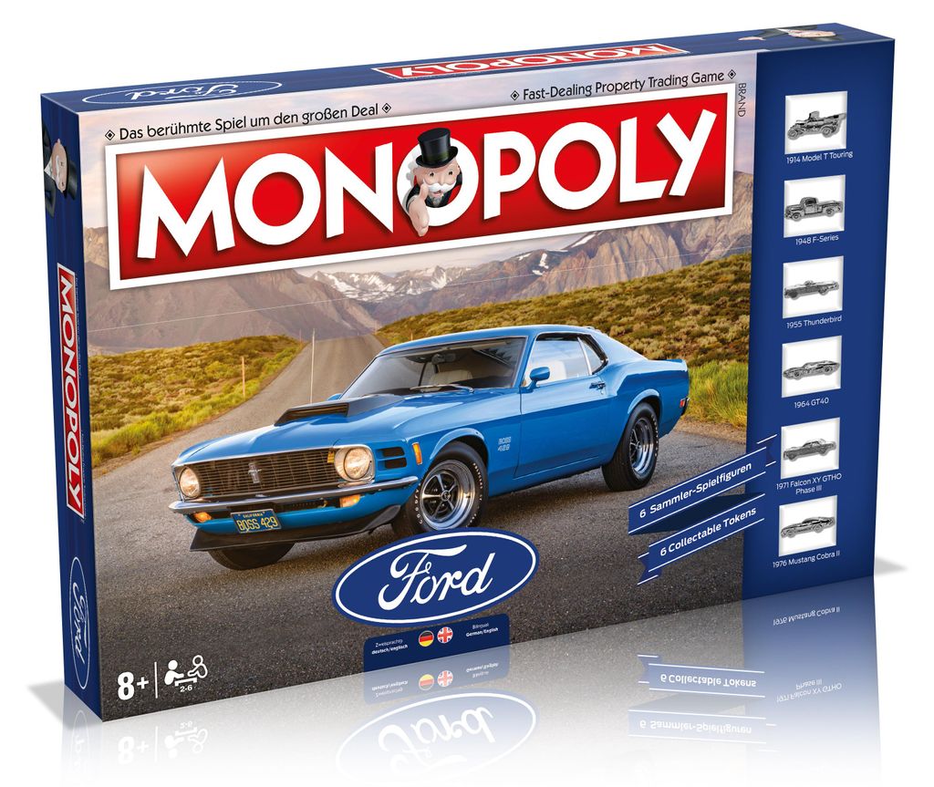 Monopoly Ford Edition Deutsch / Englisch Produktbild 