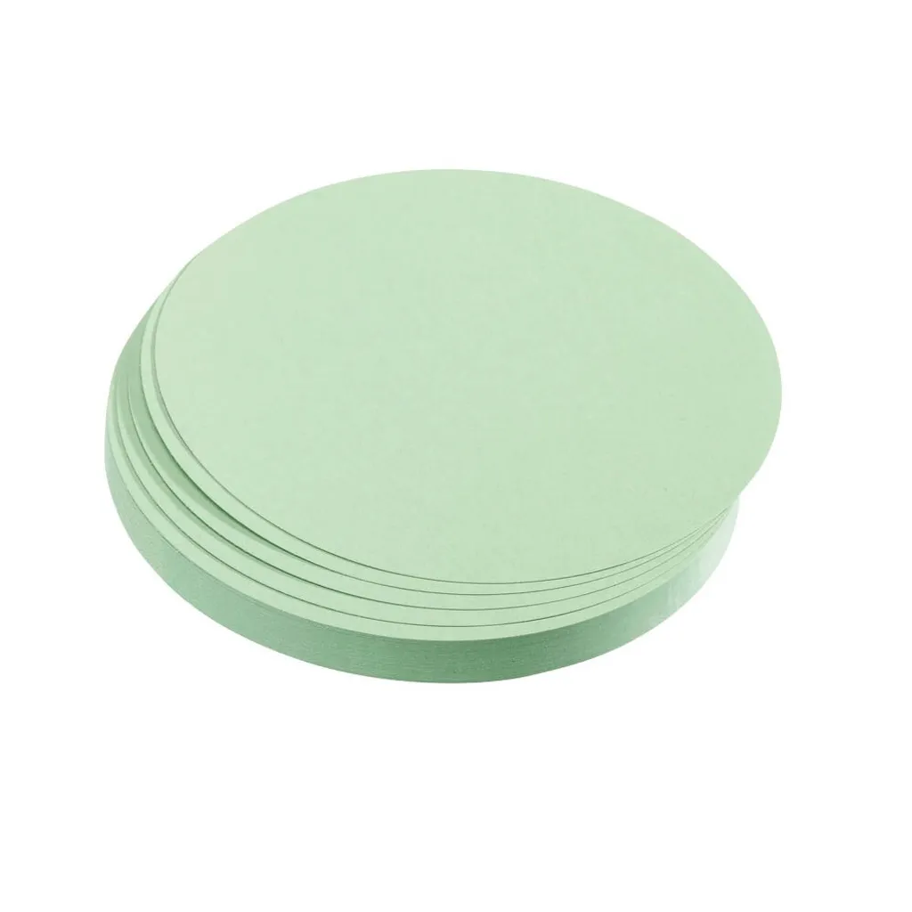 Cercles de modération vert clair 14 cm - FRANKEN UMZ14-19 (500 unités)