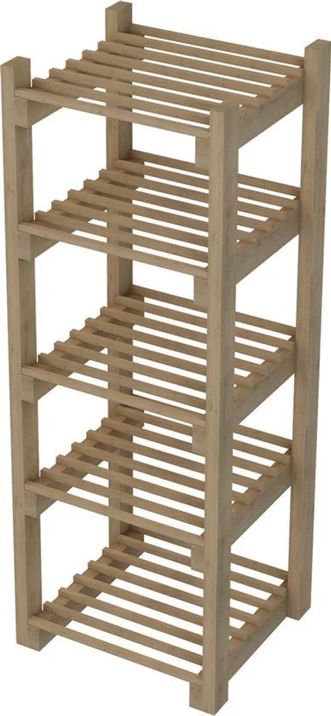 Meuble de salle de bains haut de gamme 5 panneaux aspect bois 90x30x295cm