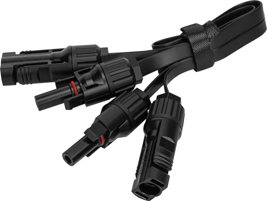 ECOFLOW Superflaches MC4 Kabel für Durchführung am Produktbild 