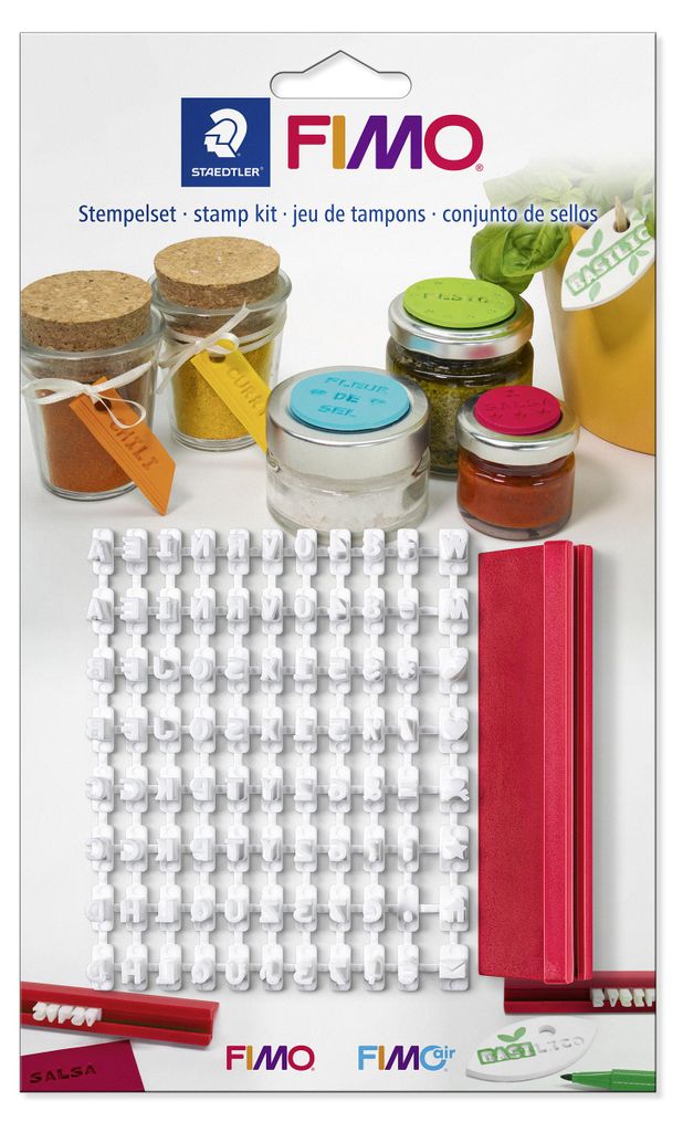 STAEDTLER FIMO 8700 09 Stempelset mit Kunststoffaufnahme Produktbild 
