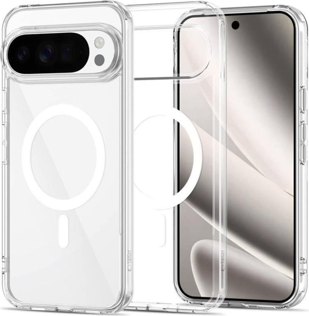 Tech-Protect Flexair Hybrid – Handyhülle Bumper Hülle mit Magnetring kompatibel mit Google Pixel 10