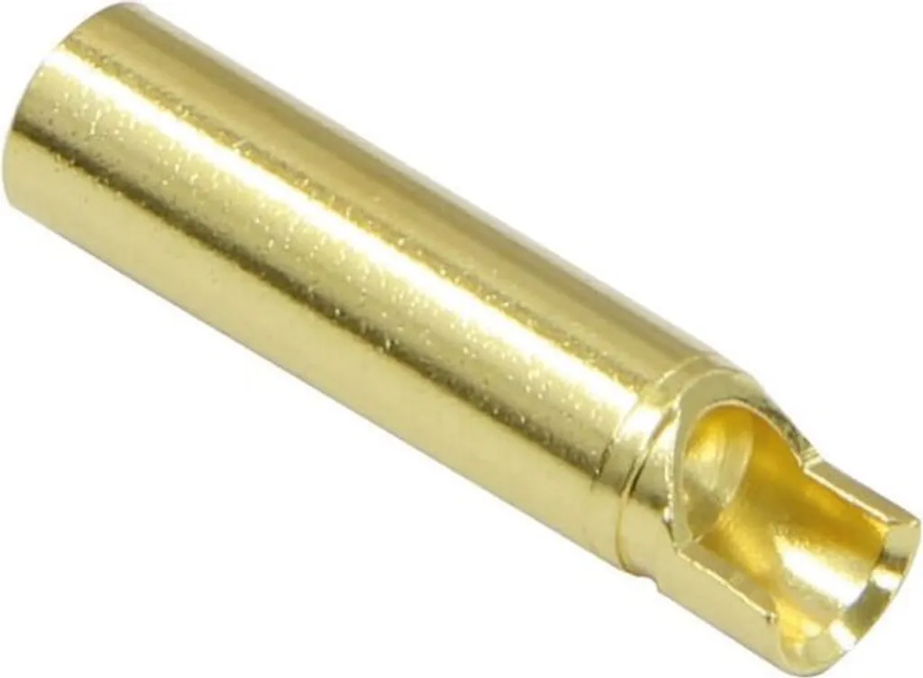 Connecteur femelle 4mm Jamara contact or de haute conductivité VE 1