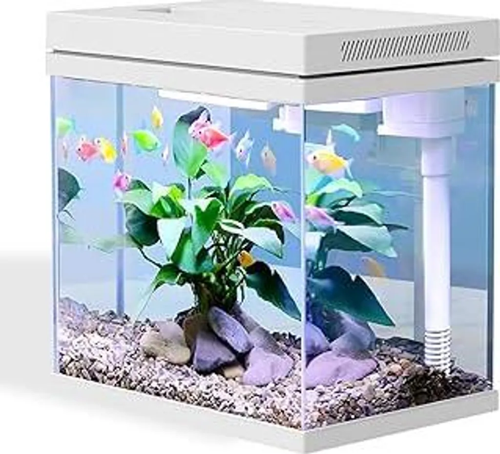 Primo Acquario 13,5 Litri per Bambini e Principianti - Kit LED