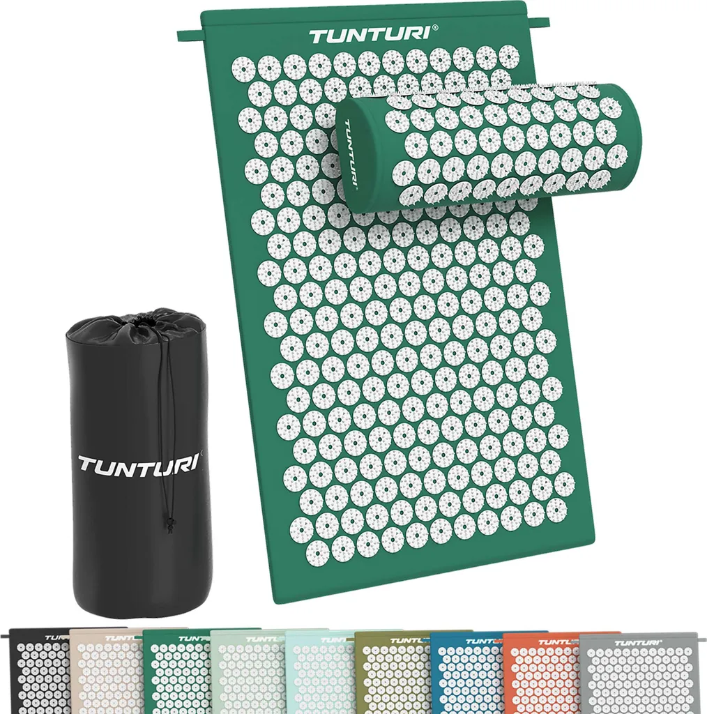 Tunturi Tappetino Agopressione Verde | Soluzione Mal di Schiena