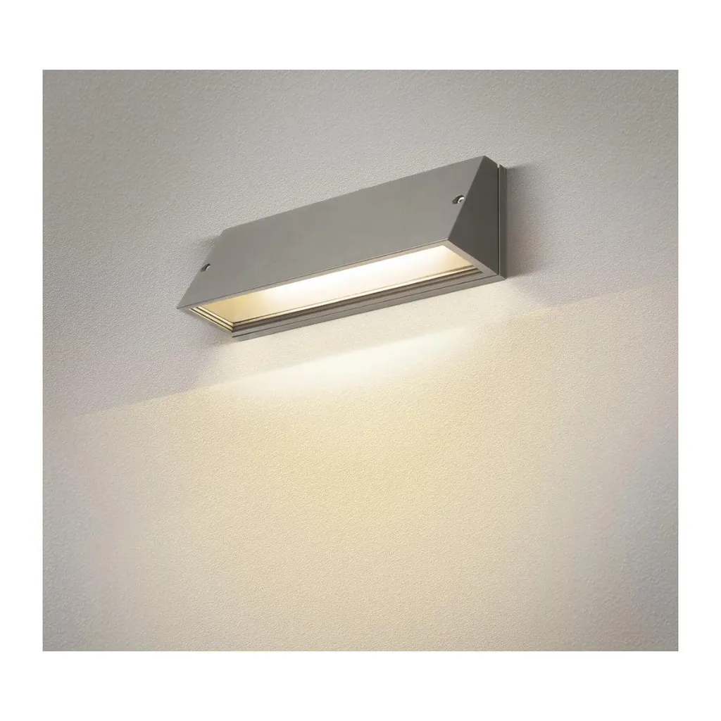 Éclairage extérieur LED gris Pema à température de couleur réglable