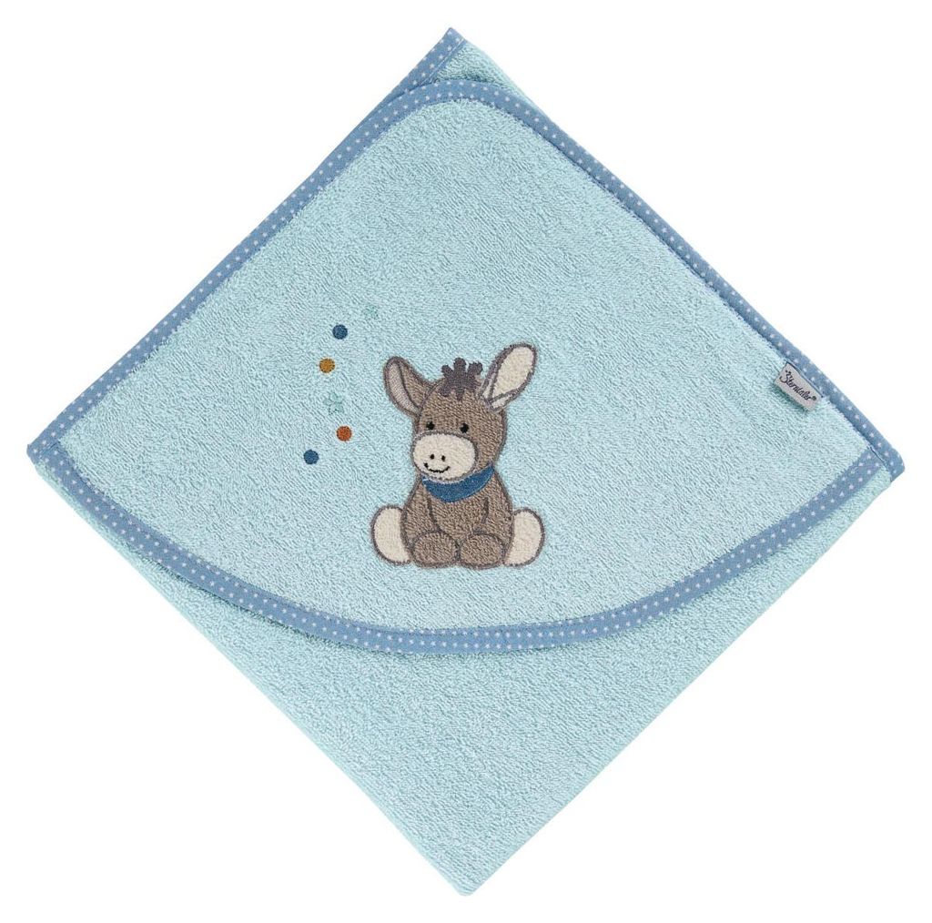 Sterntaler Kapuzenbadetuch 100x100 cm ESEL Emmi