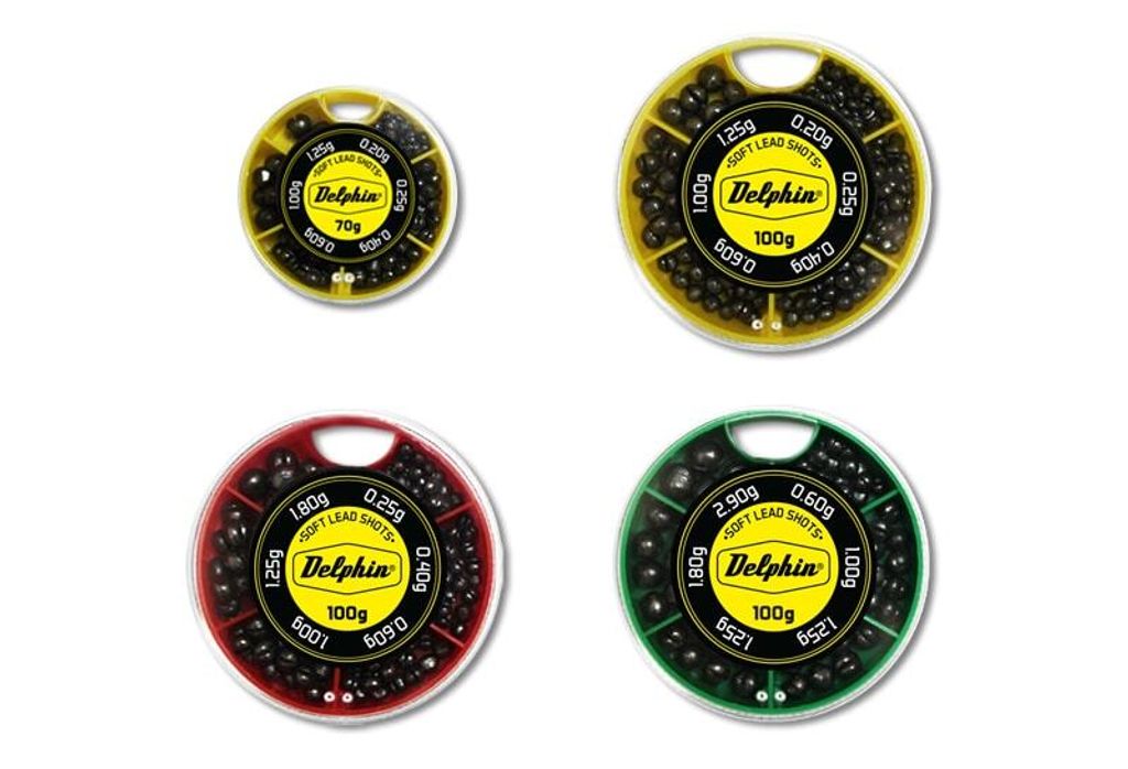 Delphin Soft Lead Shots 100 g / 0,6 - 2,9 g Ausbalancierendes Blei