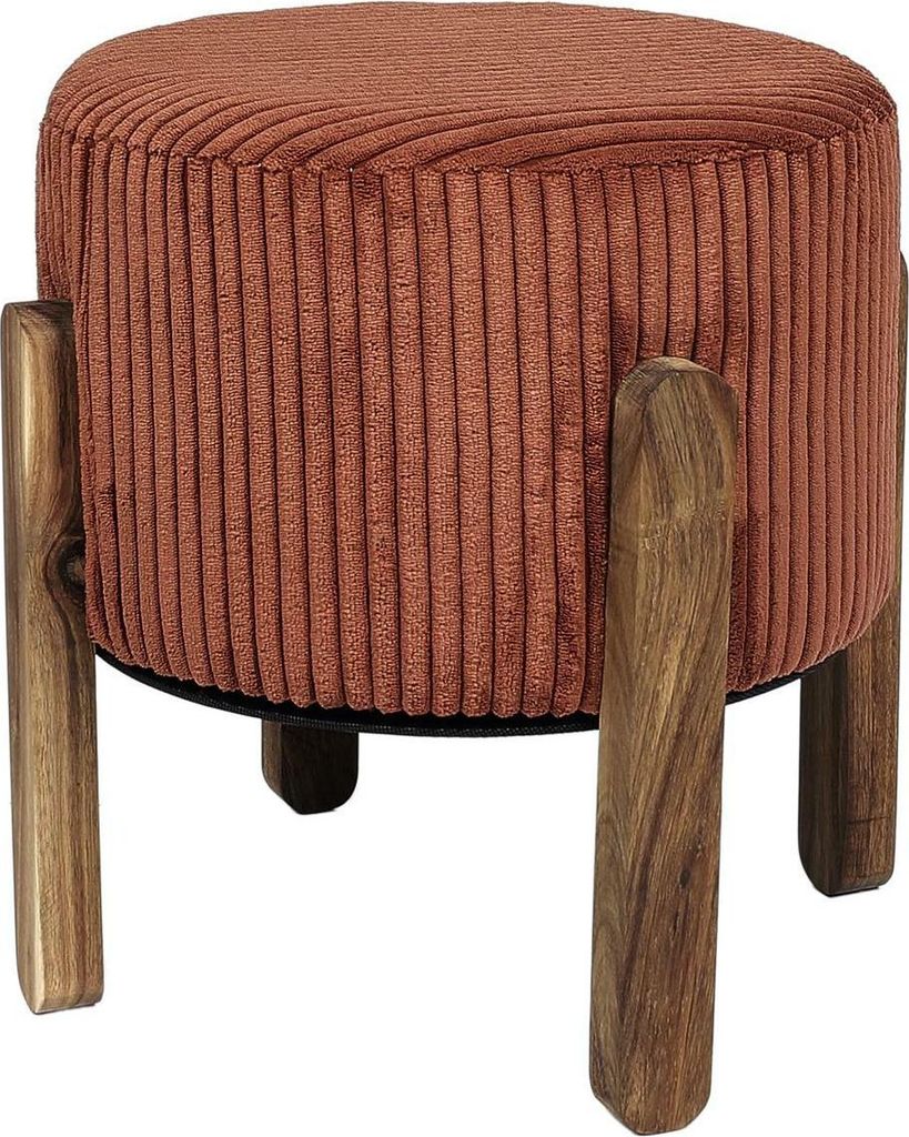 HowHomely | Sgabello - Sgabello imbottito - 35 x 35 x 35 cm Immagine del prodotto 