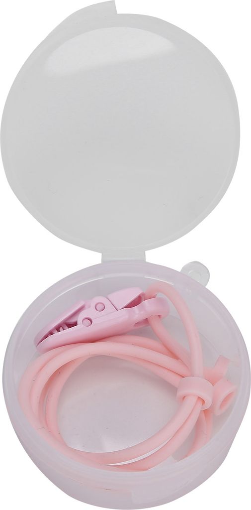 Hinter-dem-Ohr-Hörgeräte-Clipseil aus elastischem Silikon mit Verlustsicherung für Kinder (Pink)