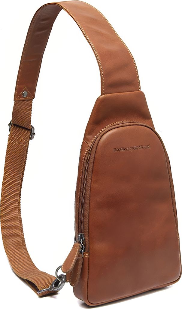 The Chesterfield Brand C58.0703 Bowey Sling Bag Wax Pull Up Leder 31 cognac