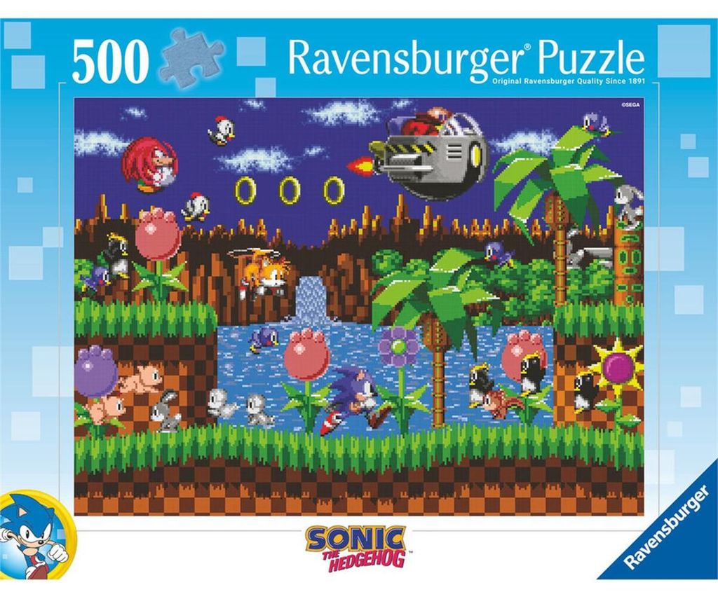 Ravensburger Classic Sonic, 500 szt., Fantastyka, 12 lat(a) Zdjęcie produktu 