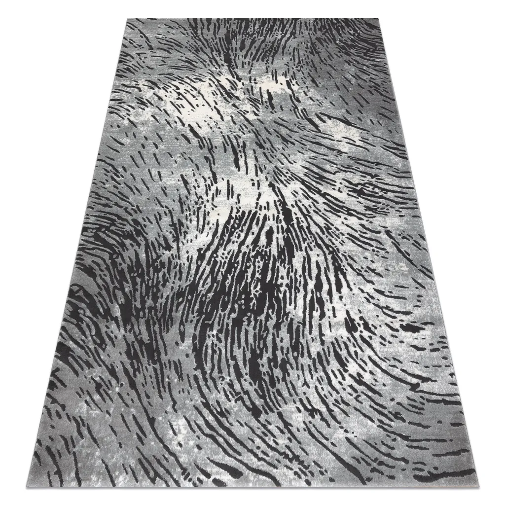 Tapis Descente de Lit ou Salon Gris Beige - Douceur Molleton 80x150
