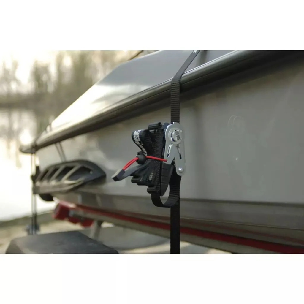 Sangle à cliquet 4m25 Master Lock noire avec crochets de protection