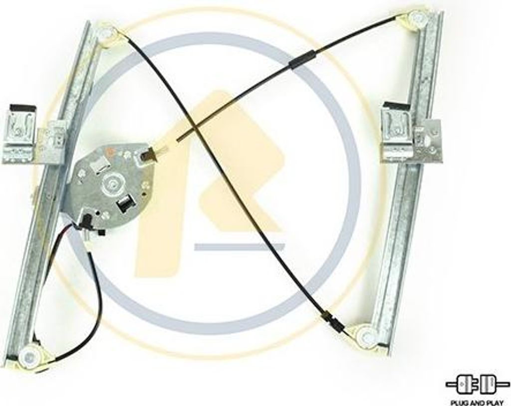 AC Rolcar A1.4611 Elektrischer Fensterheber Vorne Links für VW Caddy II Kastenwagen (9K9A) Polo Classic (6V2) Polo Variant (6V5) Caddy II Kombi (9...