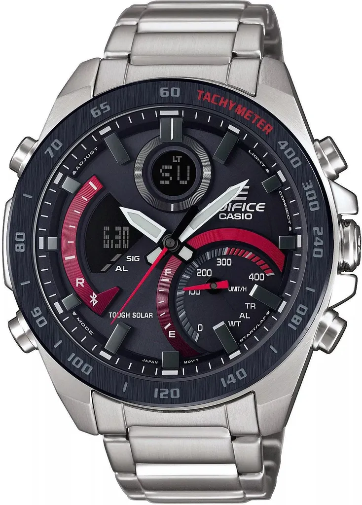 Casio Edifice ECB-900DB-1AER Montre Business Voyageur Heure Mondiale