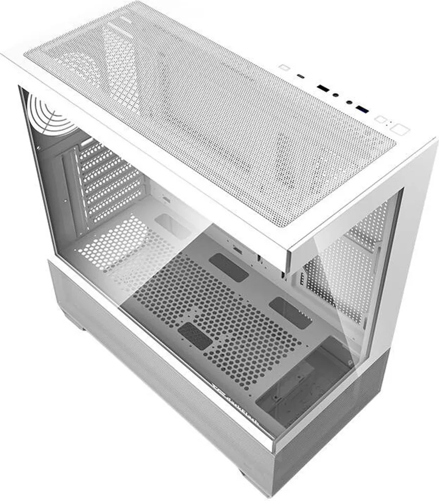 darkFlash DS900 AIR White: Case Gaming Panoramico con USB-C - 8