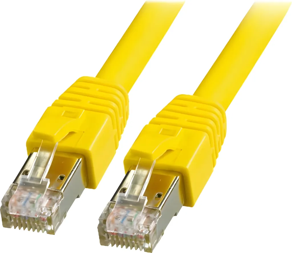 Cavo Patch Cat.8.1 EFB S/FTP LSZH 1m Giallo - Certificato Fluke