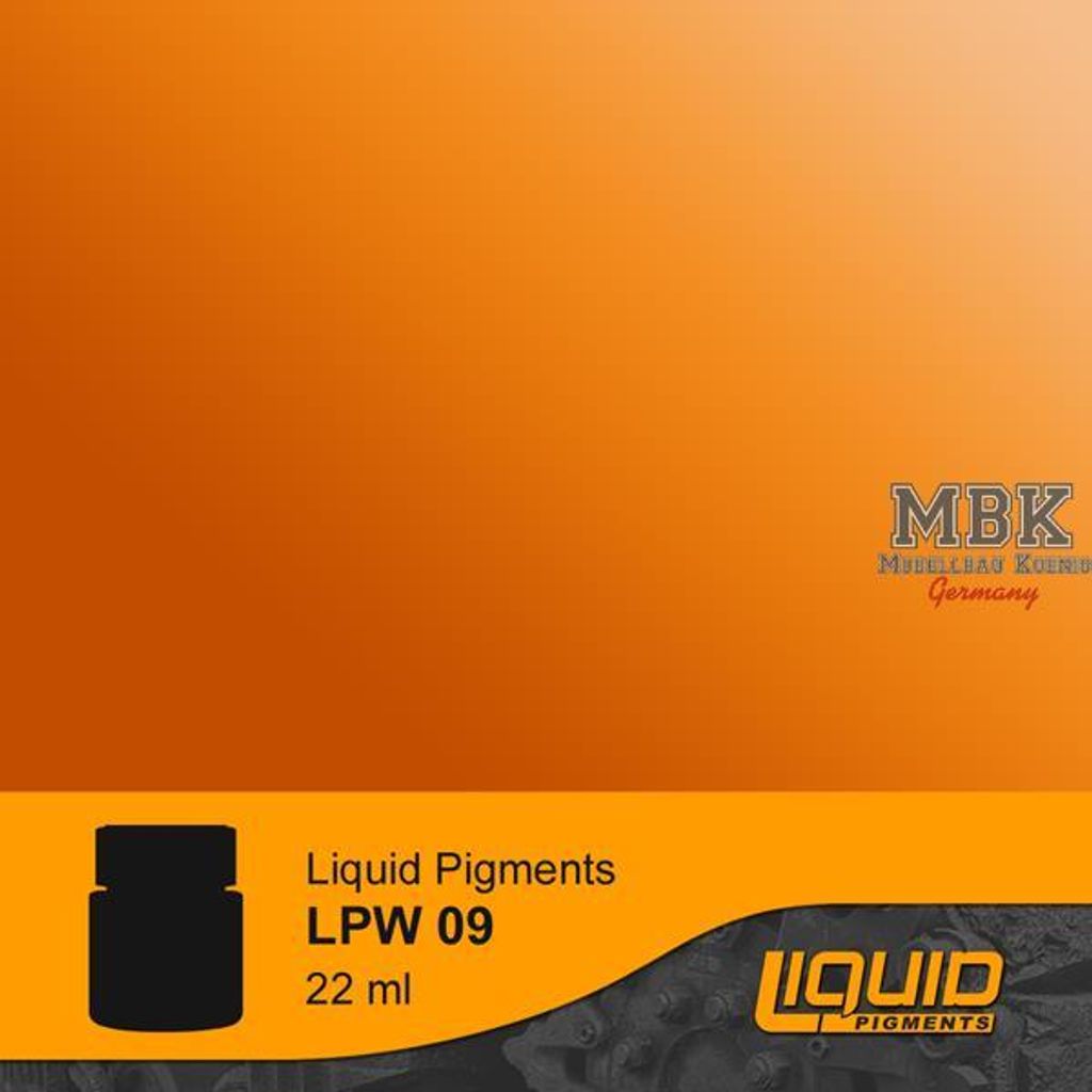 LIFECOLOR LC-LPW09 LPW09 Liquid pigments Orange Marks