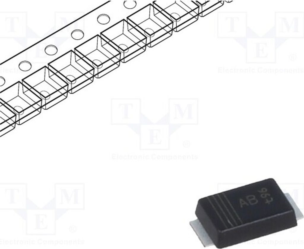 3x Diode: Gleichrichterdiode Schottky SMD 60V 3A SOD128 PMEG6030EP/8X Schottkydio