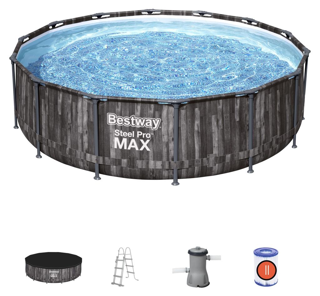 Piscina con struttura rotonda Steel Pro MAX 427x107 cm Immagine del prodotto 