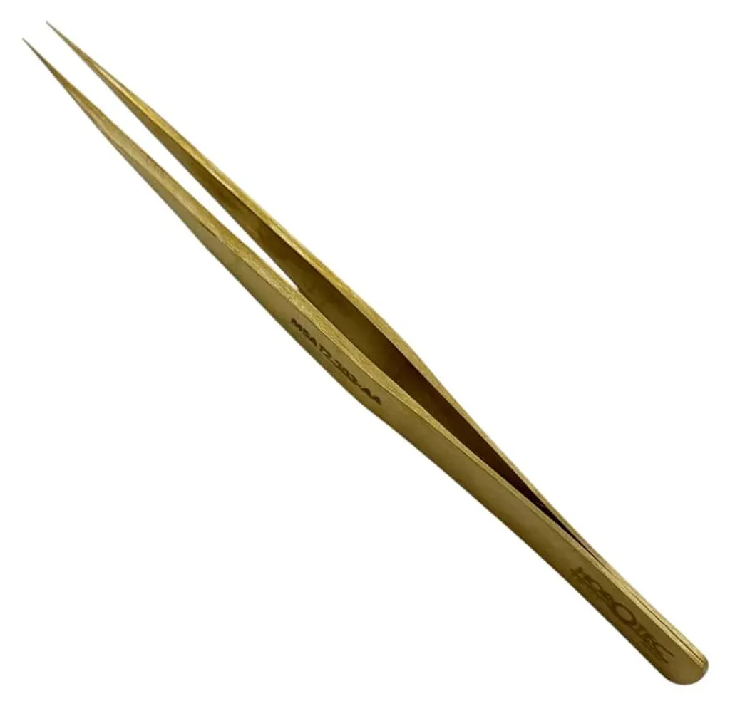 Pince brucelle d'horloger Horotec MSA12 en acier pour atelier de bijoux