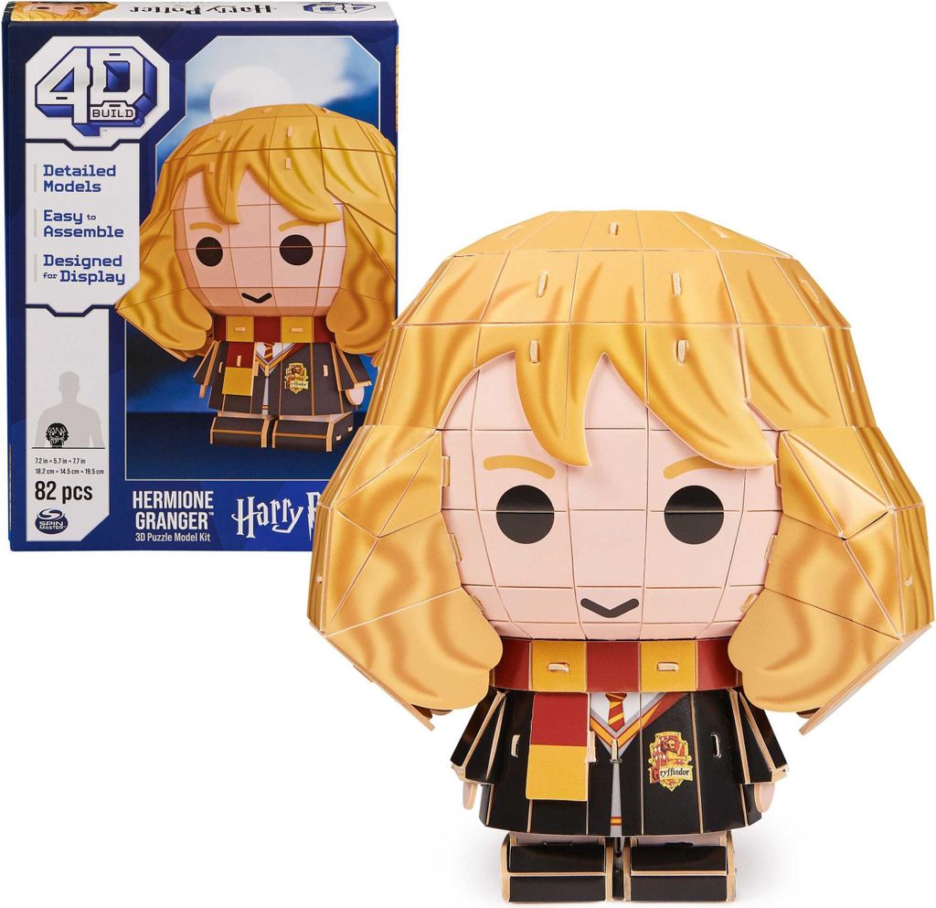 Spin Master - Wizarding World - 4D Build - Harry Potter - Hermine Granger, 82 Teile
