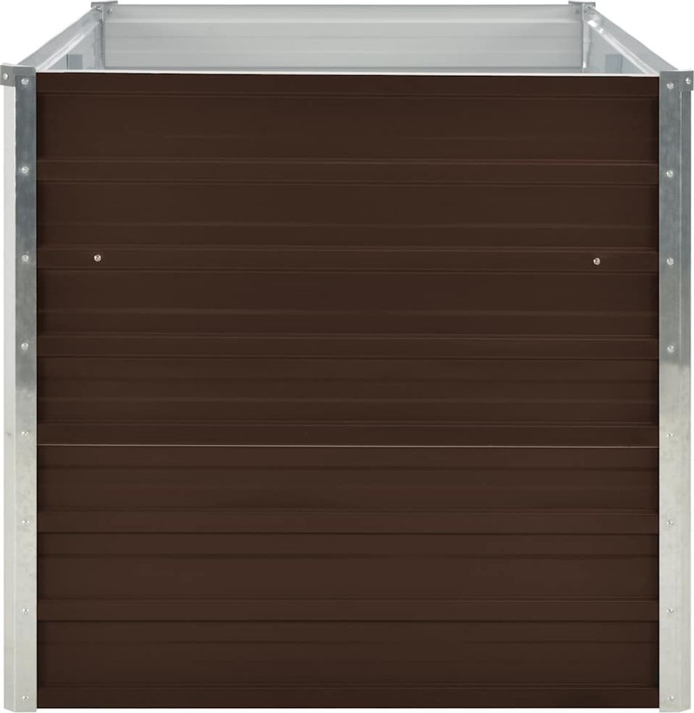 vidaXL Hochbeet Braun 160 x 80 x 77 cm Verzinkter Stahl Produktbild 5