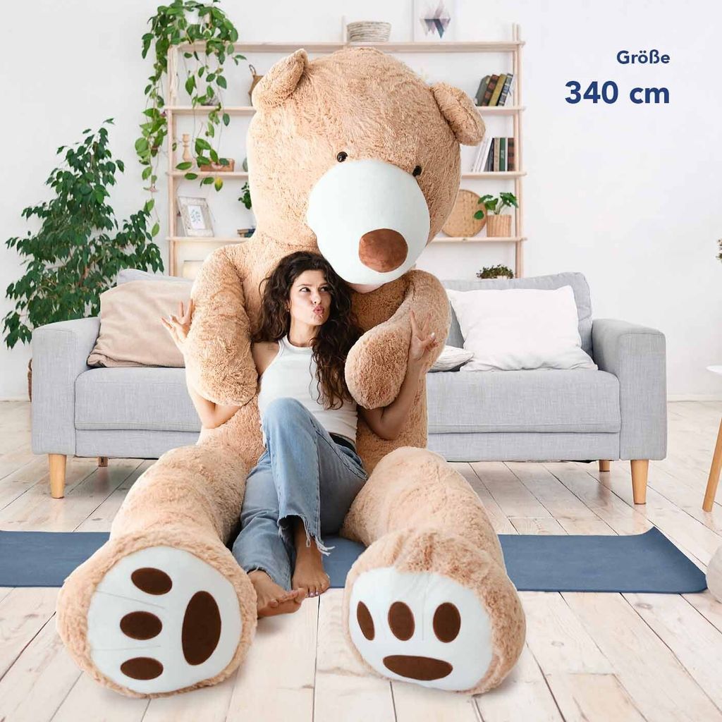 XXL Teddybär 340 cm - Teddy Kuscheltier groß - Stofftier Produktbild 