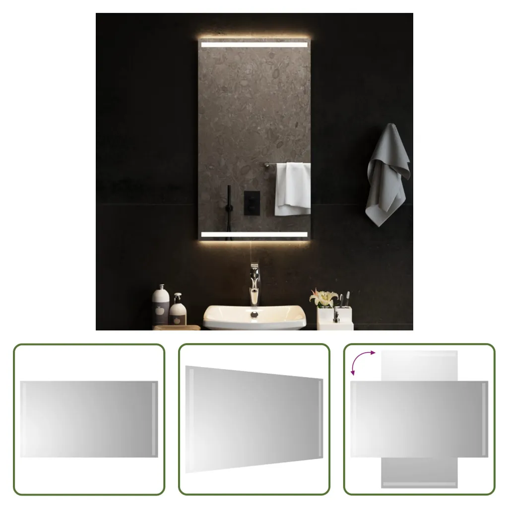 Occasione Specchio Bagno LED 50x90 cm | Prezzo Stock The Living Store