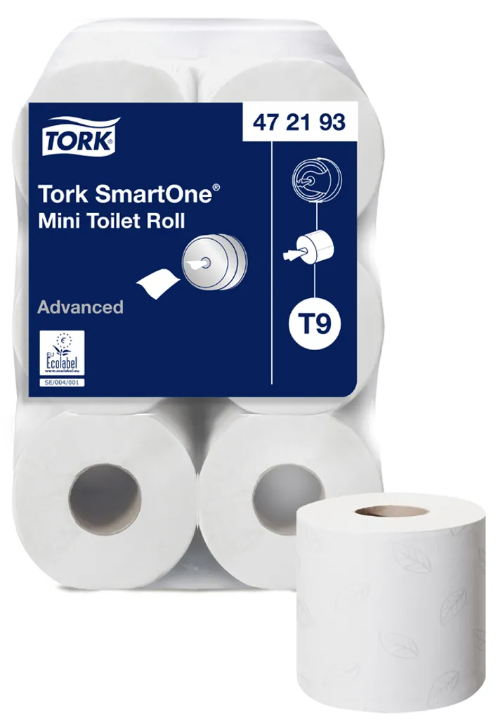 Rouleau Papier Toilette SmartOne Mini TORK T9 pour Distributeur Central