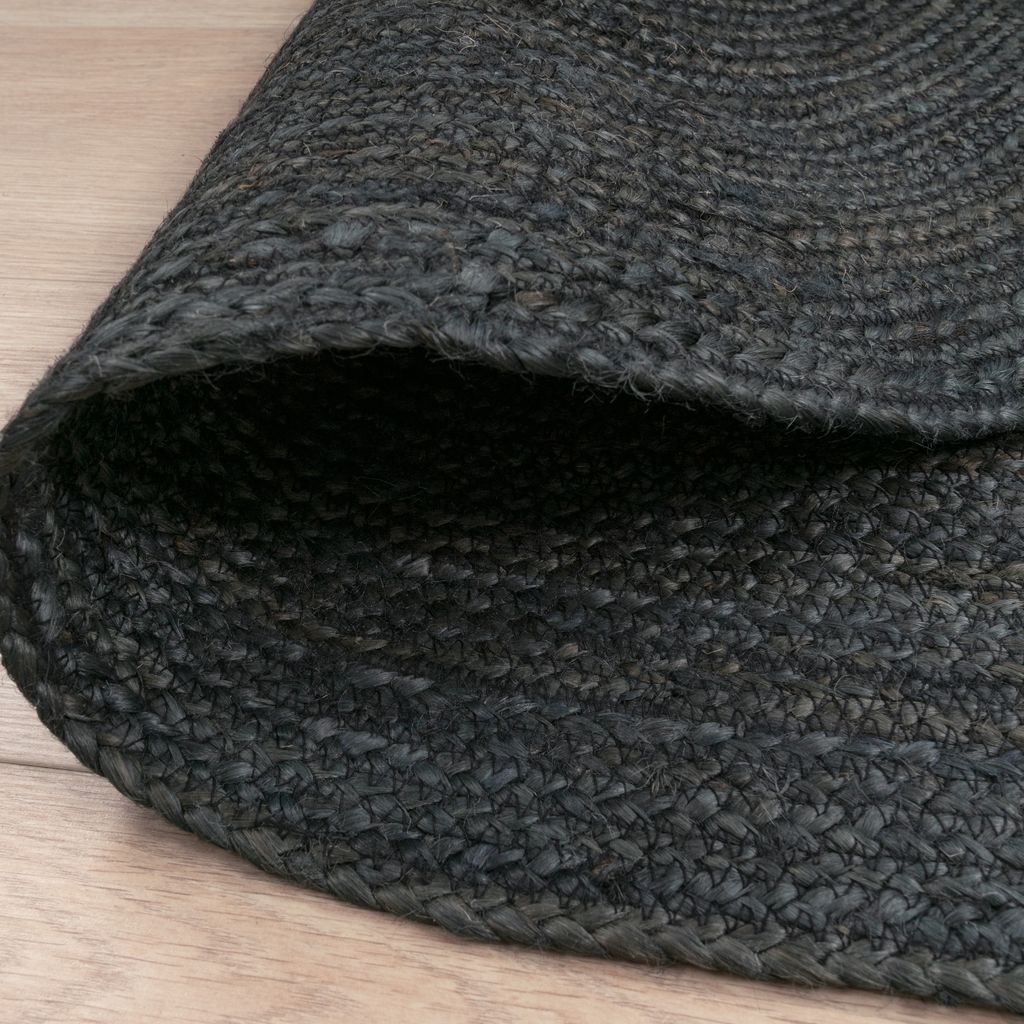 Teppich Rund Wohnzimmer Jute Boho Ethno Muster Modern Produktbild 4