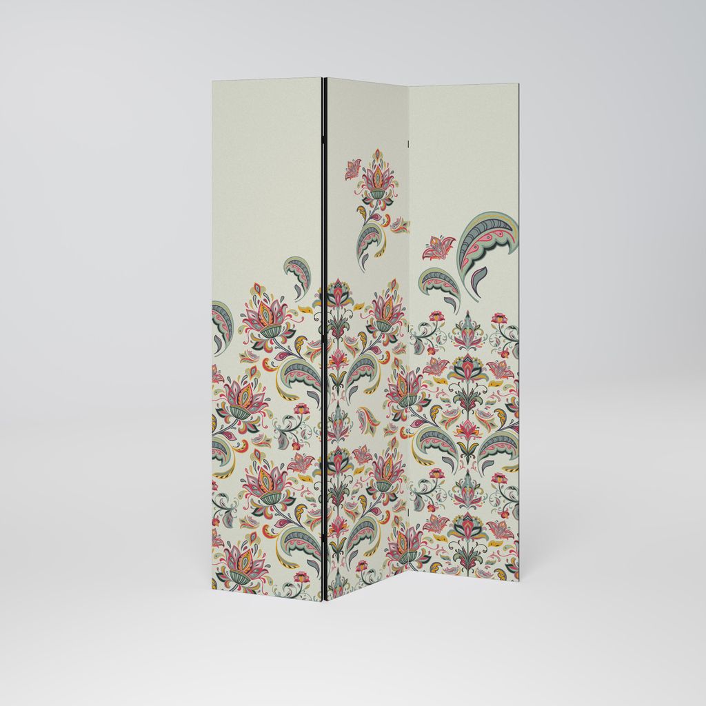 SpaceRebels Paravent Raumteiler - 3-teilig Raumtrenner, Druck 1-Seite - Raumtrenner - Trennwand Wohnung - Room Divider - Spanische Wand Deko Modern...