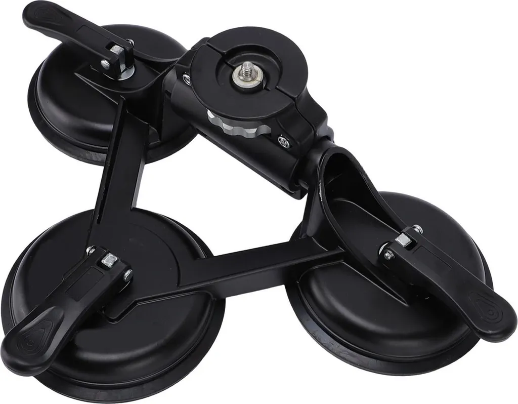 Fixation Voiture pour Insta360 X3 X4 X5 - Support Triple Ventouse Sport
