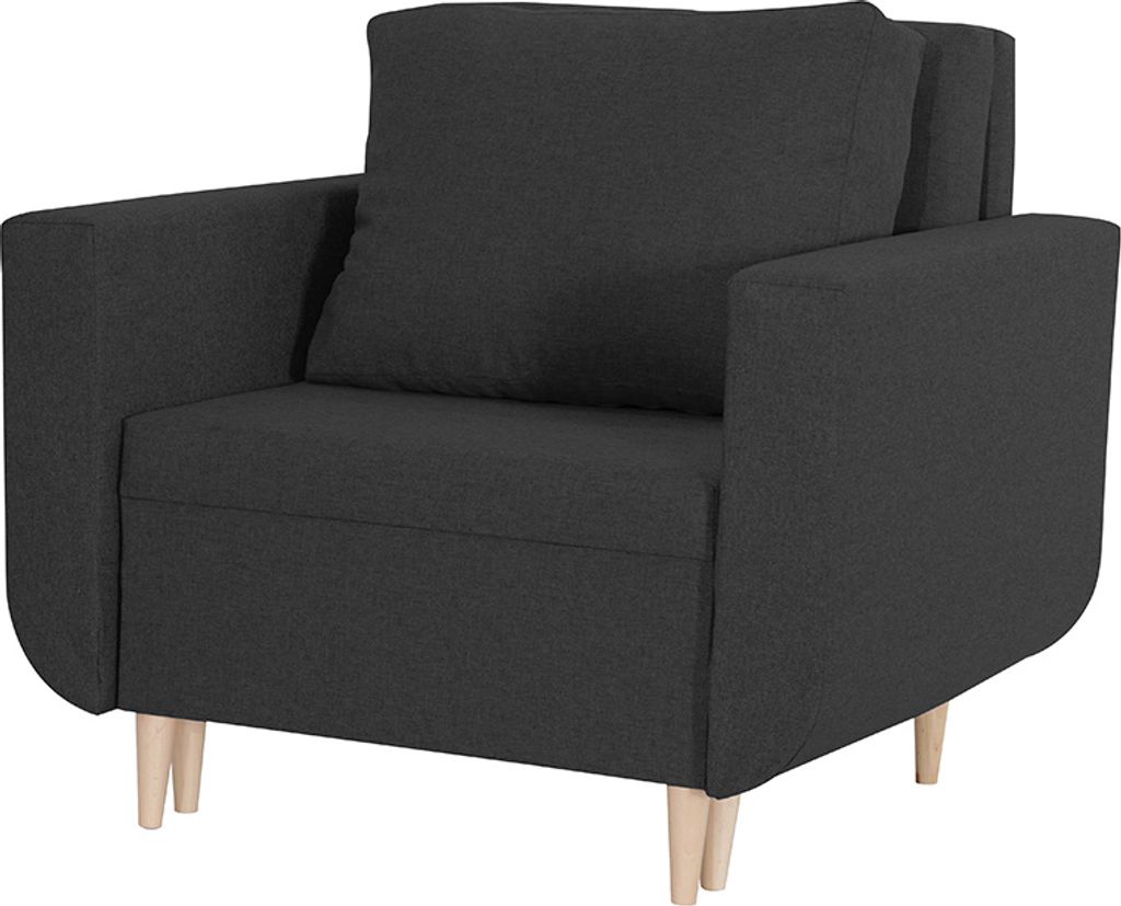 DORO Sessel mit Schlaffunktion - Dunkelgrau