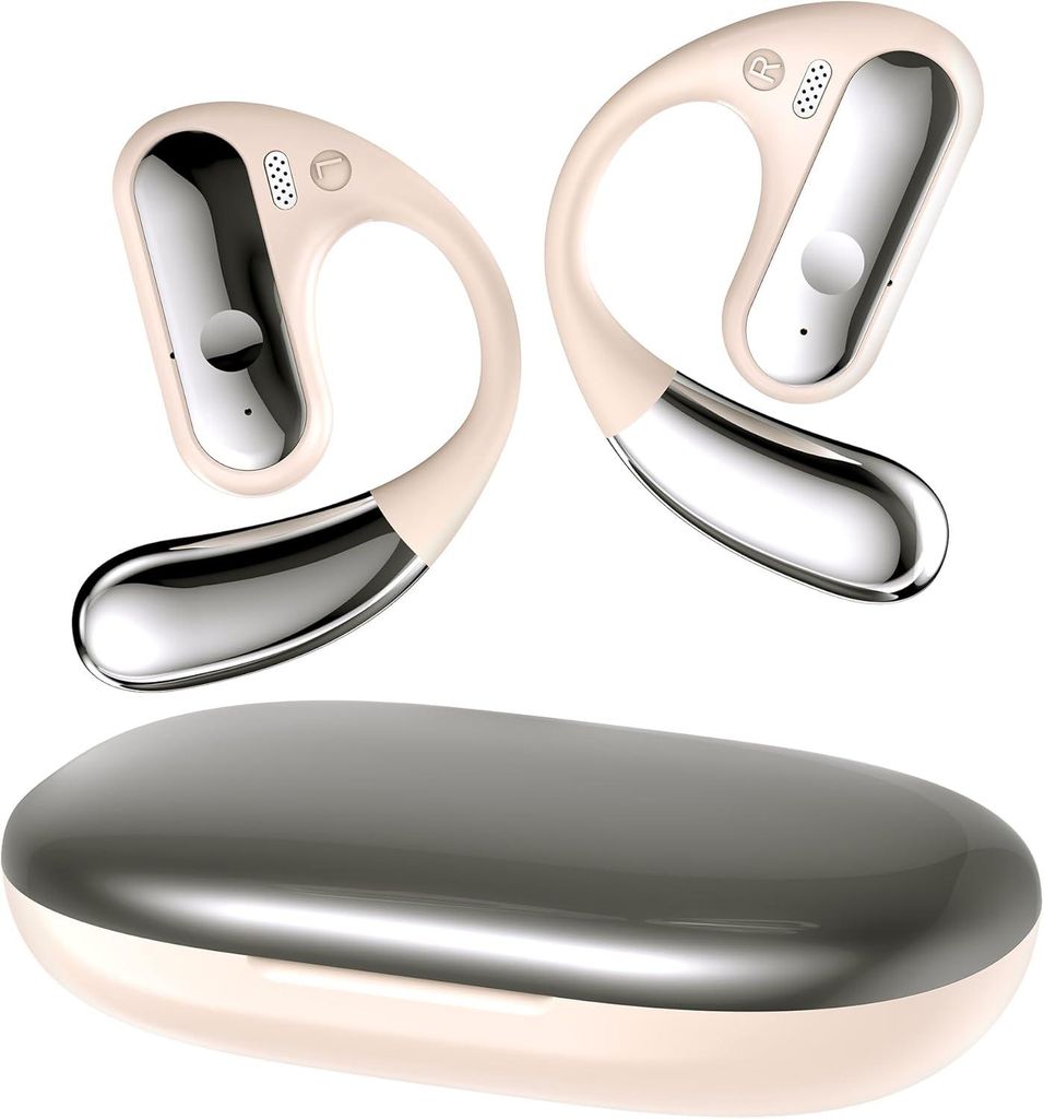 Bluetooth Kopfhörer, Kabellos Bluetooth 5.3,mit 4 Mic, 40 Std Dual LED Anzeige Type-C IP7 wasserdichte ENC Sport mit Dual LED-Digitalanzeige & Lad...