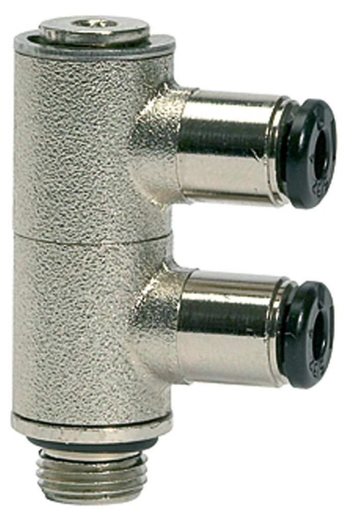 Riegler L-Mehrfachverteiler 2-fach »click-clock«, drehbar, Produktbild 