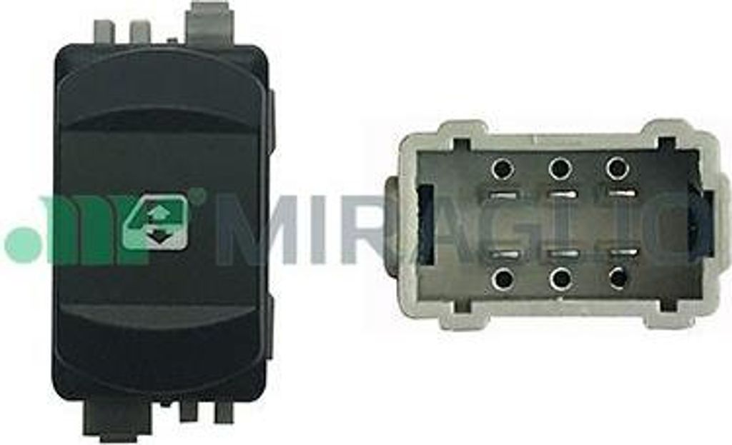 MIRAGLIO 121/RNI76009 Schalter, Fensterheber OE 8200315013 kompatibel mit Megane
