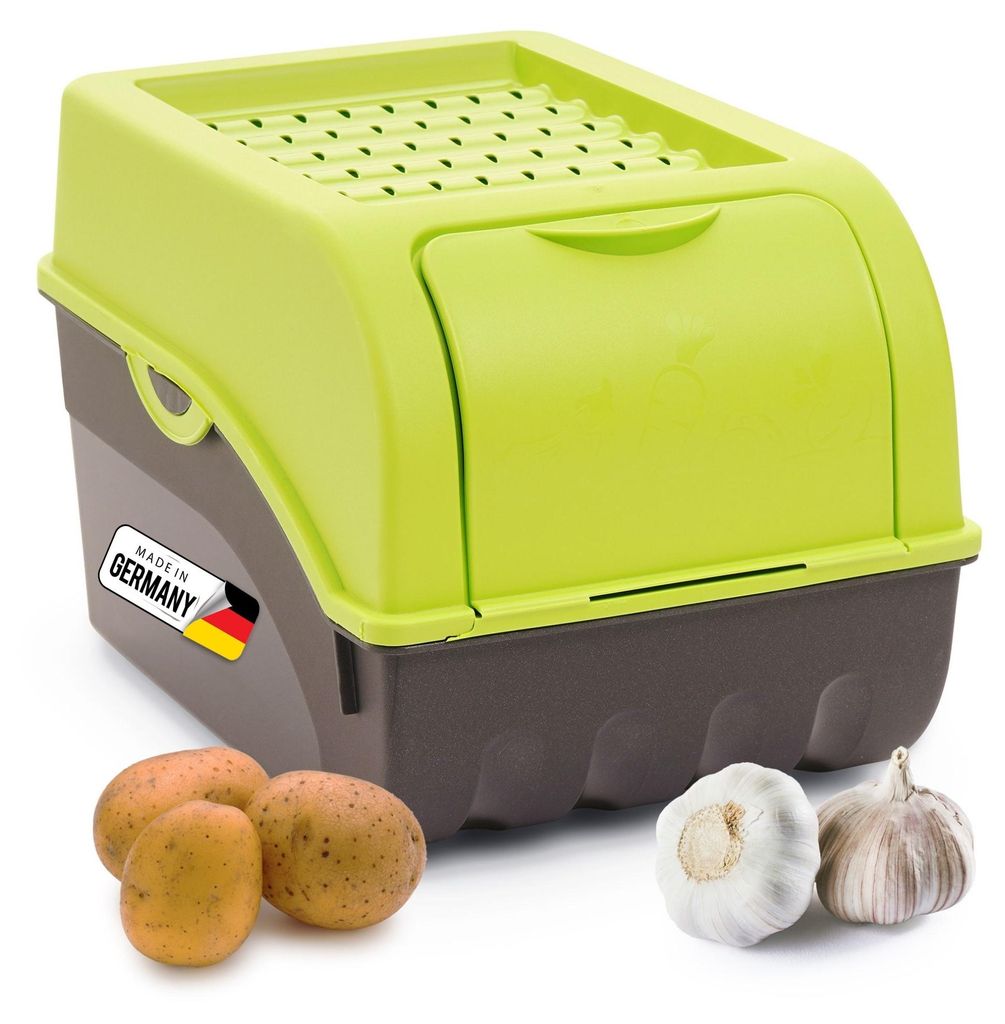 Novaliv 1x stredný 5L box na zemiaky zelený kôš na zemiaky Obrázok produktu 