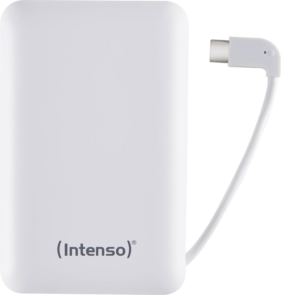 Intenso Powerbank XC10000 white +USB-A zu Type-C Kabel Obrázok produktu 