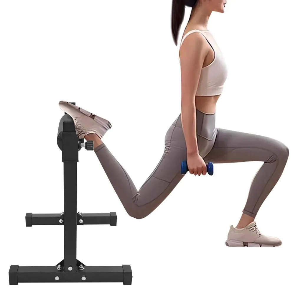 Support Bulgarian Split Squat Réglable - Support Jambe Noir 61x56x67 cm