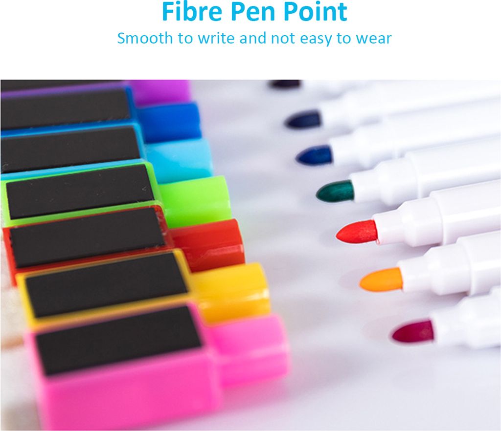 8 Farben trocken abwischbare Marker mit Radiergummikappe, Produktbild 7