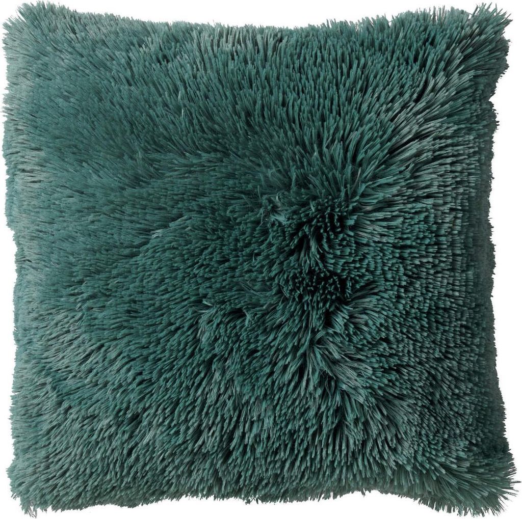 Dutch Decor Kissenbezug Fluffy 60x60 cm Grün Unifarben