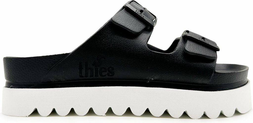 thies Ecofoam Plateau Sandal 11000 black 38